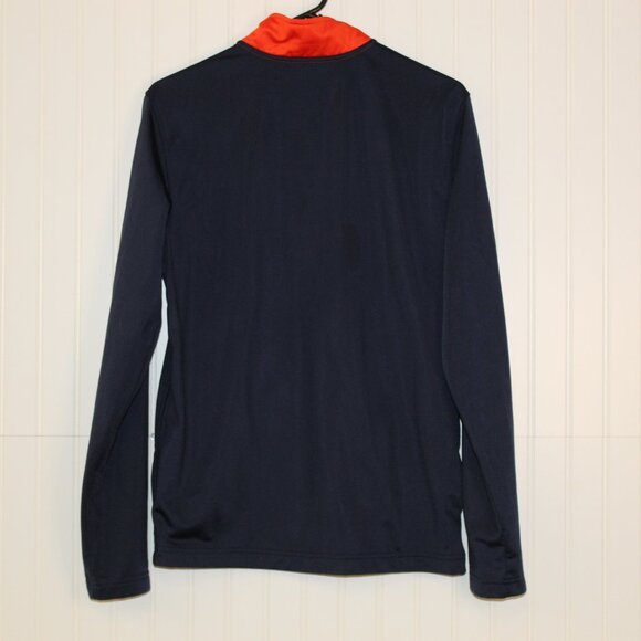 AND1 Jacket Full Zip Activewear Track Mock Neck Blue Orange Long Sleeve Small - Picture 2 of 10